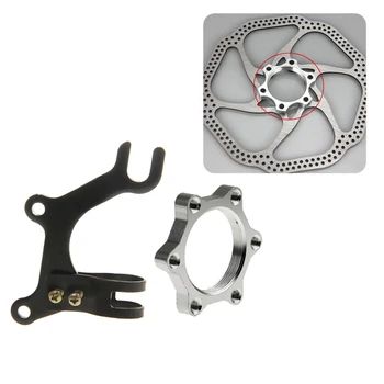 Велосипедные кронштейны для дисковых тормозов Заменены с обычных велосипедных тормозов на дисковые алюминиевые велосипедные детали диаметром 20 + 48 мм